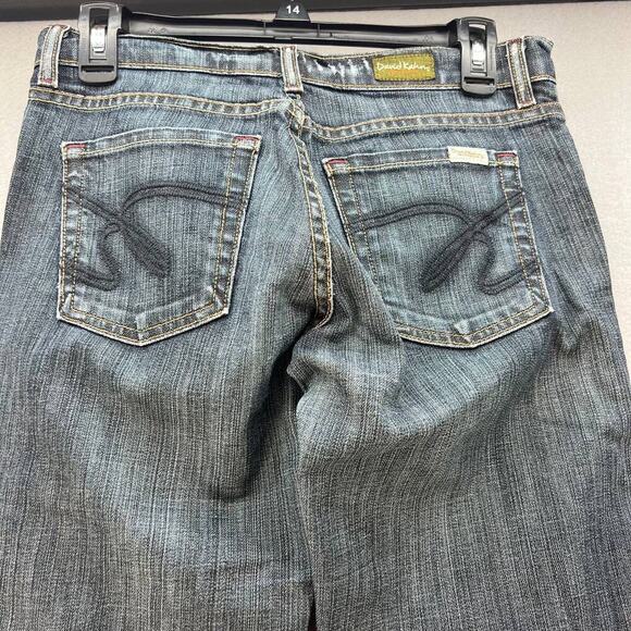 David Kahn Women's Nikki Flare Denim Jeans Size 27 (4) Medium Wash - Picture 9 of 15